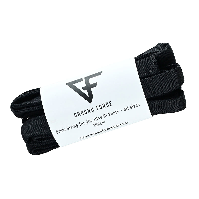 BJJ Pants Draw String - Flat Black
