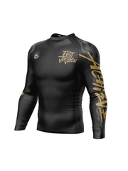 Fuji Sports Yakedo Standard Long Sleeve Rashguard - Black