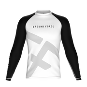 Ground Force Kids Rashguard V2 - Long Sleeve White