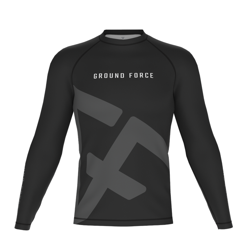 Ground Force Kids Rashguard V2 - Long Sleeve Black