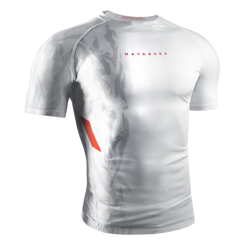 Hayabusa Men’s Apex Short Sleeve Rash Guard White