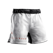 Hayabusa Men’s Apex Mid-Thigh Fight Shorts White