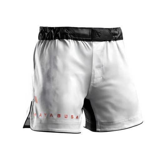 Hayabusa Men’s Apex Mid-Thigh Fight Shorts White