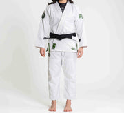 Fuji Sports Womens Flow-Tech BJJ Gi White/Green