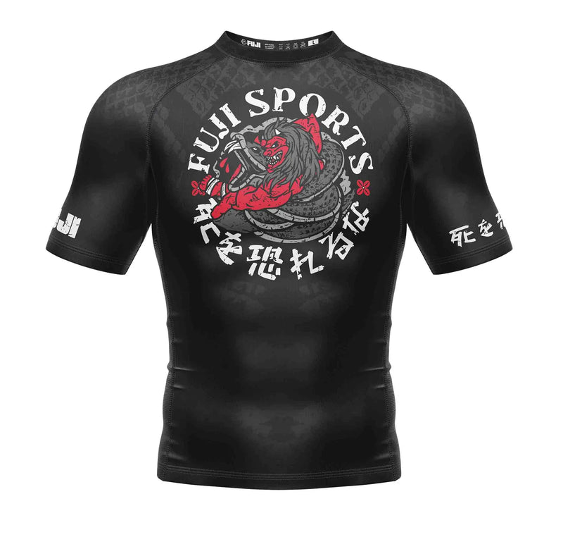 FUJI Oni vs Anaconda Short Sleeve Rashguard Black