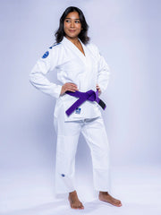 Fuji Sports womens Baseline 2.0 BJJ GI - White Navy