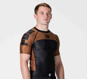 Fuji Sports IBJJF Ranked SS Rashguard Brown