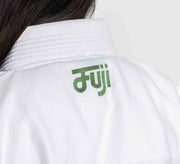 Fuji Sports Womens Flow-Tech BJJ Gi White/Green