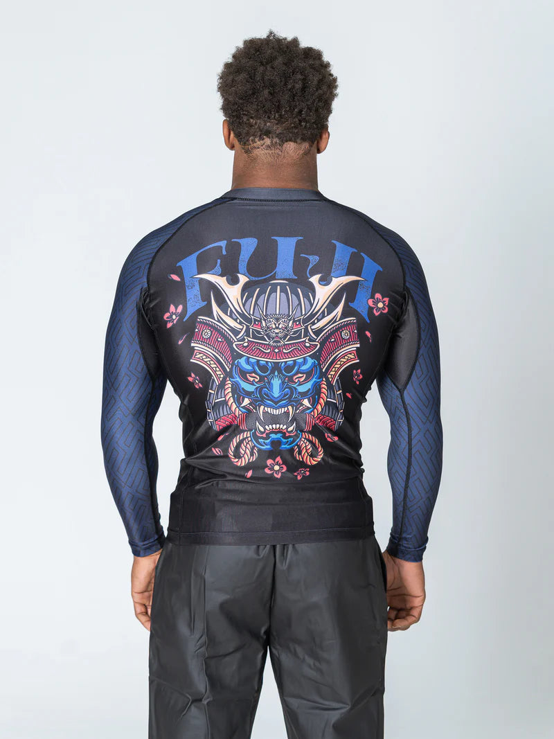 Fuji Sports Oni Samurai Flex Lite Rashguard Blue