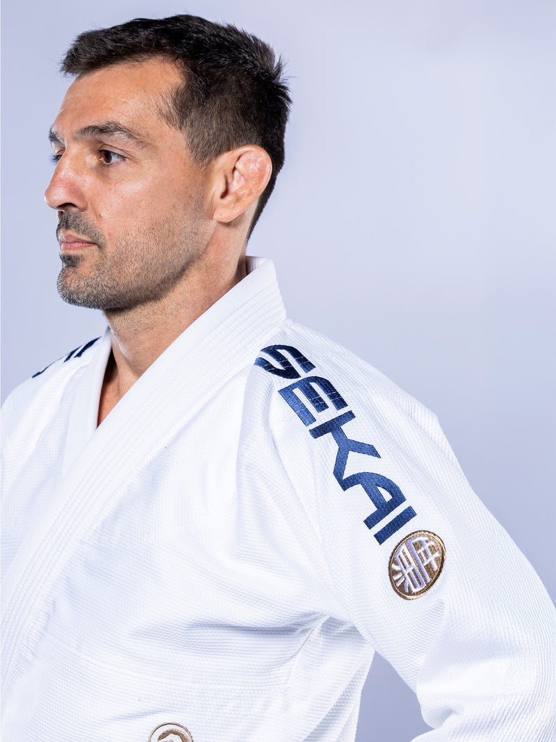 Fuji Sports SEKAI 3.0 BJJ Gi White Navy