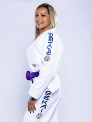 Fuji Sports SEKAI 3.0 womens BJJ Gi White Navy
