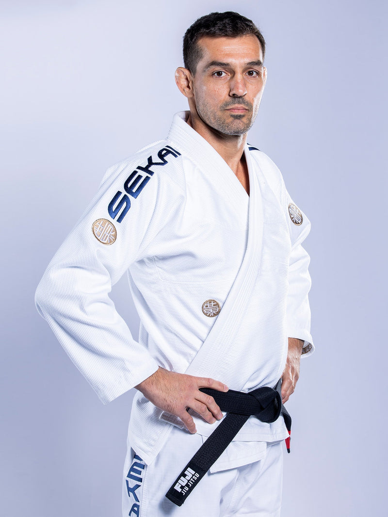 Fuji Sports SEKAI 3.0 BJJ Gi White Navy