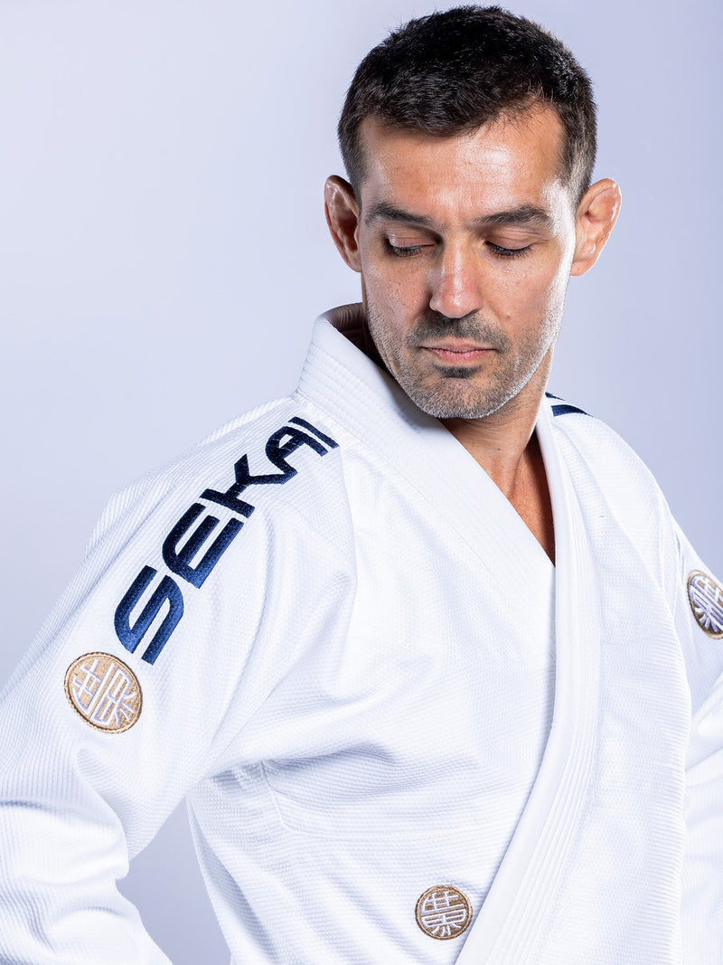 Fuji Sports SEKAI 3.0 BJJ Gi White Navy