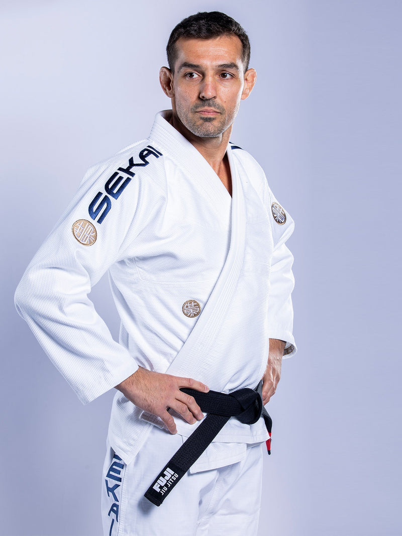Fuji Sports SEKAI 3.0 BJJ Gi White Navy