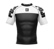 Fuji Sports Kids Competition Ranked SS Rashguard White