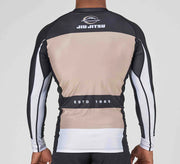 Fuji Sports Jiu Jitsu Script Flex Lite Long Sleeve Rashguard Black
