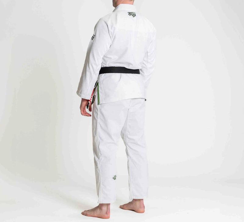 Fuji Sports Flow-Tech BJJ Gi White/Green