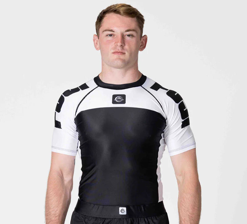 Fuji Sports IBJJF Ranked SS Rashguard White
