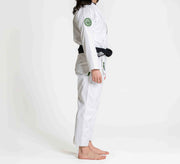 Fuji Sports Womens Flow-Tech BJJ Gi White/Green