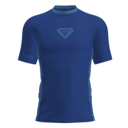 Ground Force Lightweight Rank Rashguard Blue 2XL