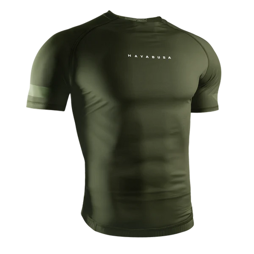 Hayabusa Men’s Core Short Sleeve Rash Guard Green