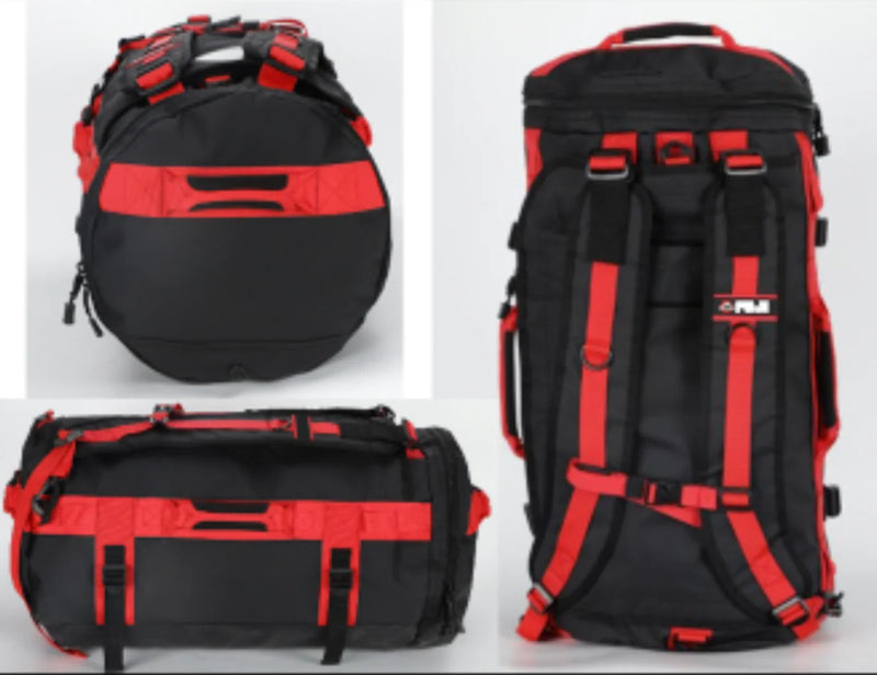 Fuji Comp Convertible Backpack/Dufflebag Black & Red