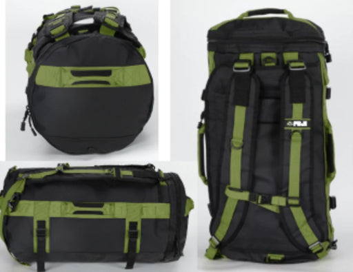 Fuji Comp Convertible Backpack/Dufflebag Black & Green
