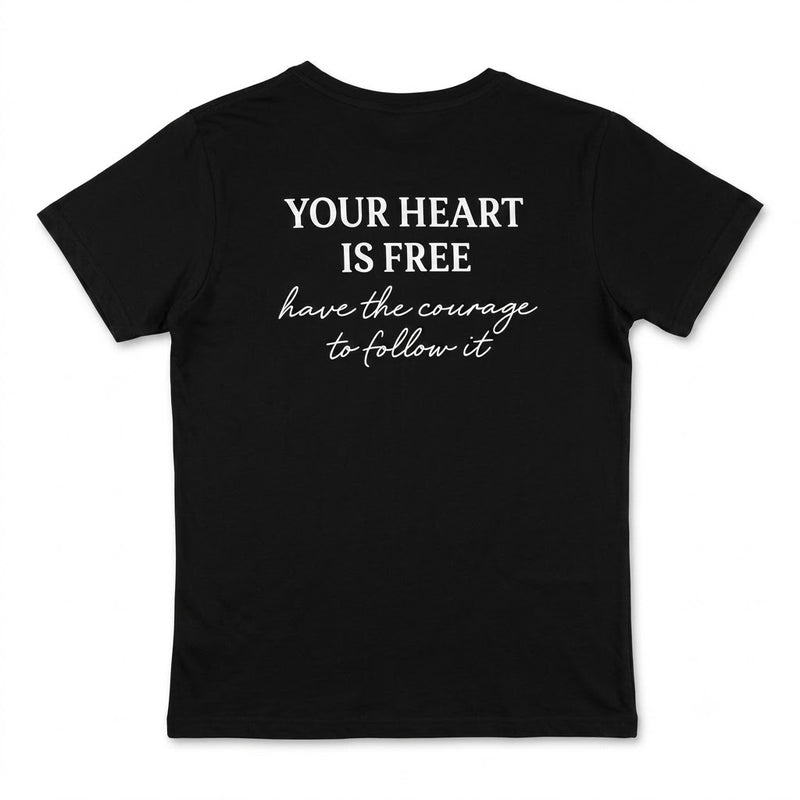 Ground Force Follow Your Heart T-Shirt - Black 2XL