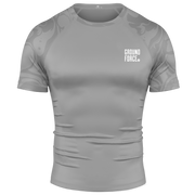 Ground Force Wolf Rashguard Grey - Short Sleeve XXL