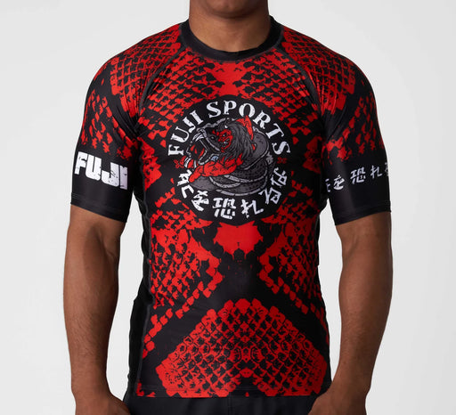 FUJI Oni vs Anaconda Short Sleeve Rashguard Red