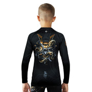 Ground Game Kids Rashguard Oni Samurai long sleeve