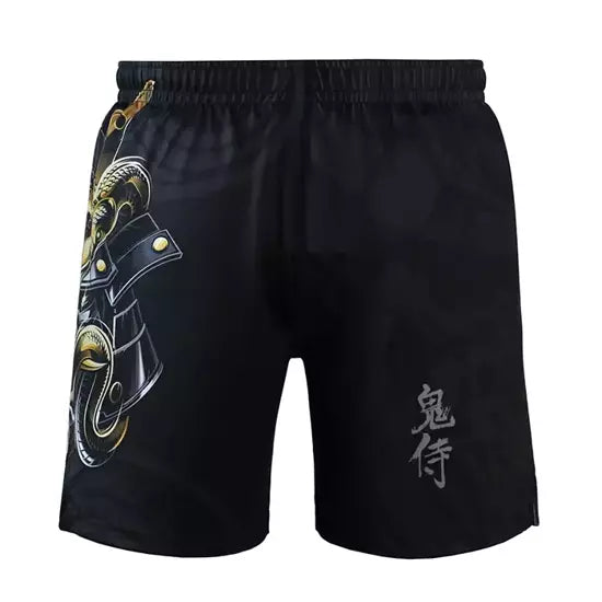 Ground Game Kids Training Shorts Oni Samurai