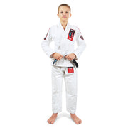 Ground Game Ninja BJJ Kids Gi White
