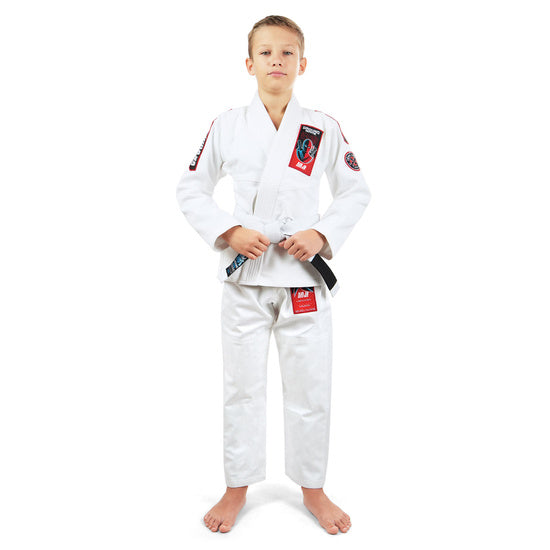 Ground Game Ninja BJJ Kids Gi White