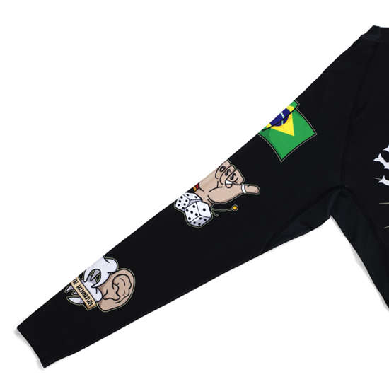 Ground Game Rashguard Oldschool Long sleeve