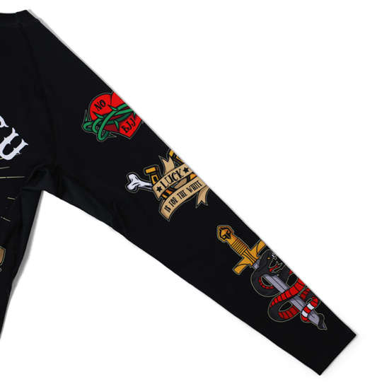 Ground Game Rashguard Oldschool Long sleeve