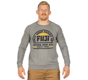 Fuji Grappling Crewneck Sweatshirt Hather Grey