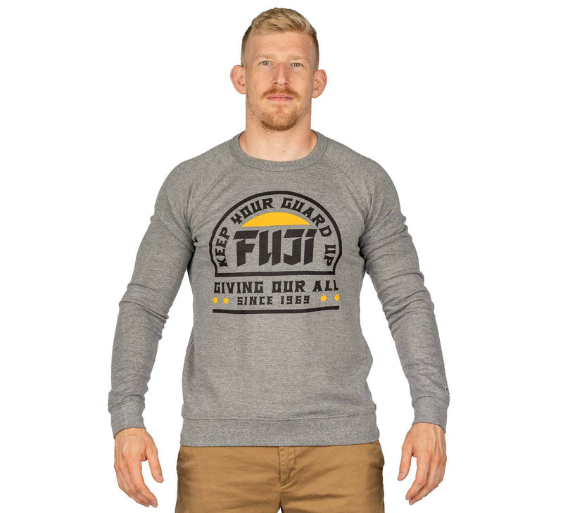 Fuji Grappling Crewneck Sweatshirt Hather Grey