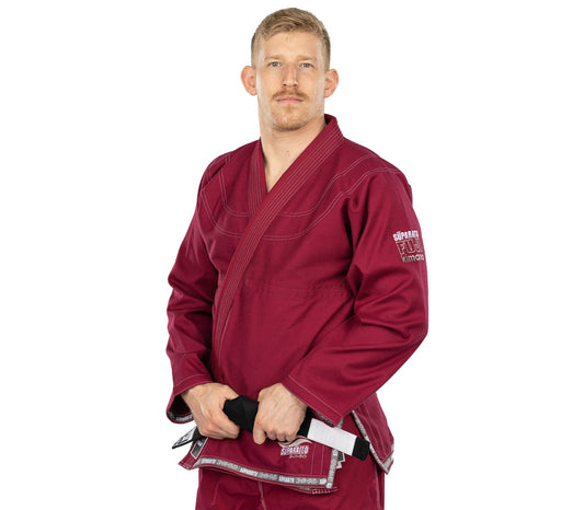 Fuji Suparaito BJJ Gi - Burgundy Burgundy