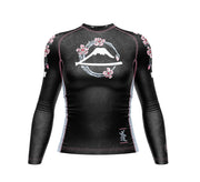 Fuji Womens Blossom Rashguard Black & Pink
