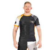 Fuji Sports Lockdown Rashguard Black & Yellow