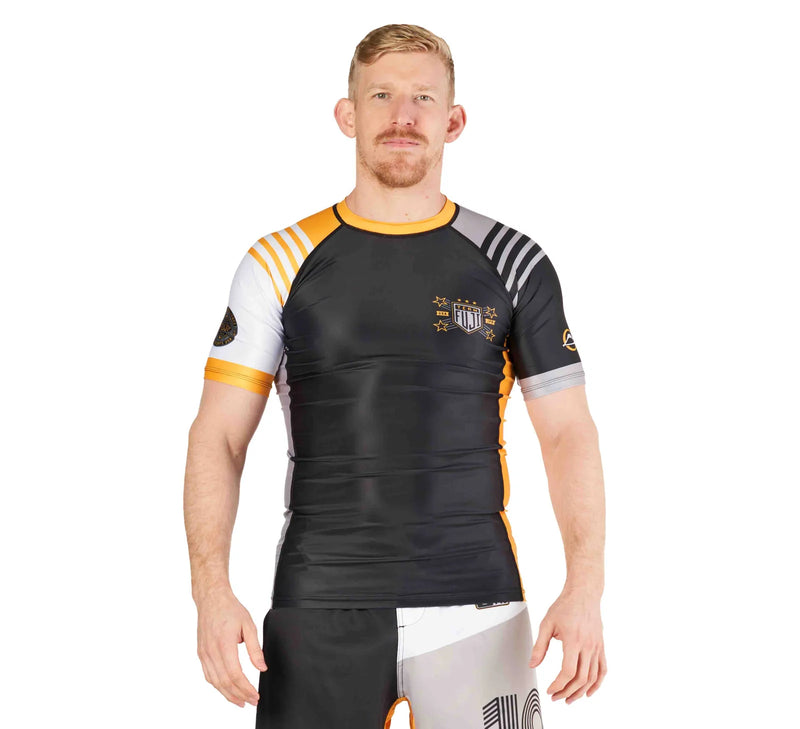 Fuji Sports Lockdown Rashguard Black & Yellow