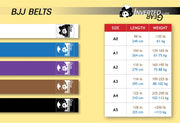 Inverted Gear BJJ Belt