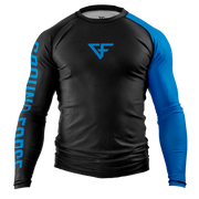 Ground Force Rank Rashguard Long Sleeve Blue
