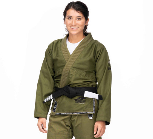 Fuji Suparaito Women's BJJ Gi Olive Green