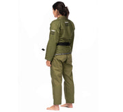 Fuji Suparaito Women's BJJ Gi Olive Green