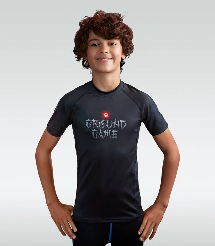 Ground Game Samurai 2.0 Kids Rashguard Short Sleeve