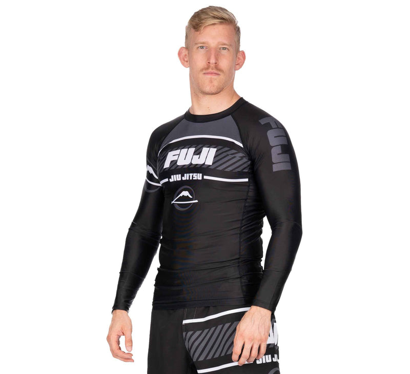 Fuji Freestyle 2.0 IBJJF Ranked Rashguard Long Sleeve L Black