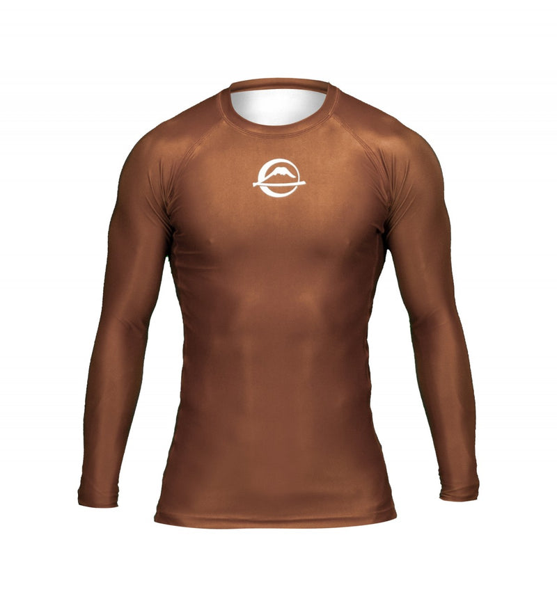 FUJI Baseline Ranked Rashguard Long Sleeve Brown