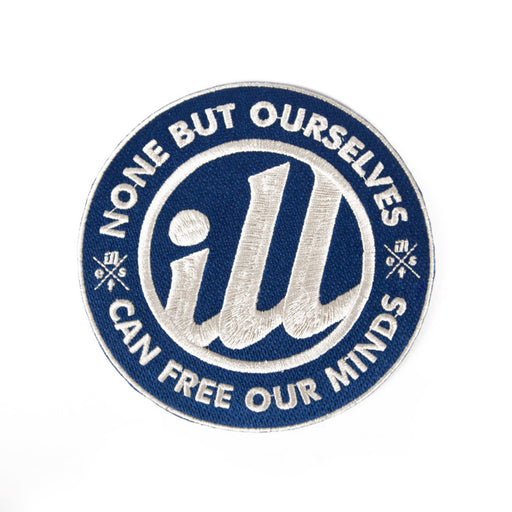 Illest Round Patch Navy